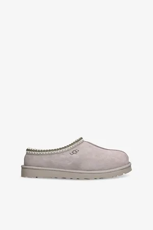 UGG Mens Tasman Shearling-Lined Suede Slippers
