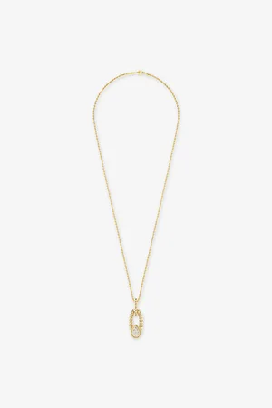 Boucheron Womens Serpent Bohème 18ct Yellow-Gold and 0.32ct Brilliant-Cut Diamond Pendant Necklace