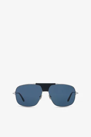Tom Ford Womens Tr001829 Tex Aviator-Frame Metal Sunglasses
