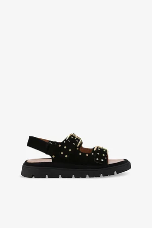 Carvela Comfort Womens Cinzia Studded Suede Sandals