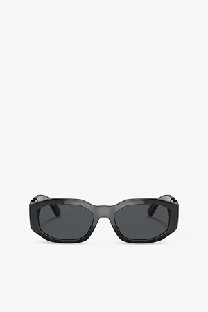 VERSACE Womens Ve4361 Rectangular-Frame Acetate Sunglasses