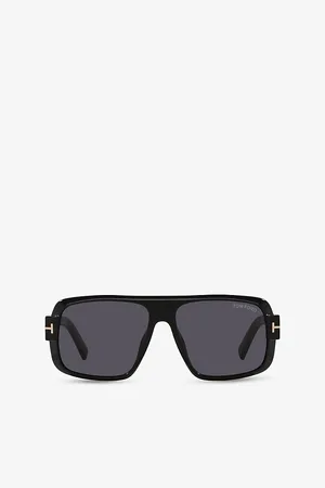 Tom Ford Womens Tr001833 Pilot-Frame Acetate Sunglasses