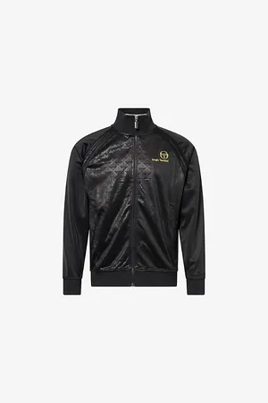 Sergio Tacchini Mens Ghibli Monogram Regular-Fit Woven Track Jacket