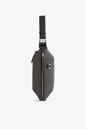 Loewe Mens Convertible Sling Leather Cross-Body Bag