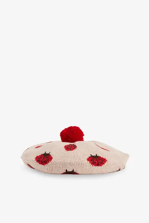Konges Sløjd Belou -Print Knitted Merino-Wool Beret 12 Months - 8 Years