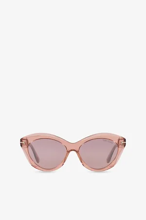 Tom Ford Womens Tr001841 Toni Oval-Frame Acetate Sunglasses