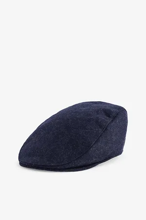 Dents Mens Fernworthy Flat-Crown Wool Cap