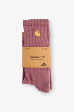 Carhartt Mens Chase Ribbed Cotton-Blend Socks