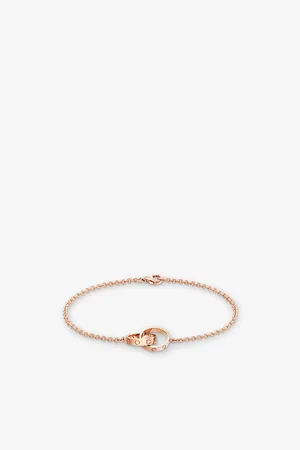 Cartier Womens Love 18ct Rose-Gold Chain Bracelet