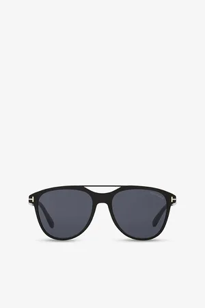 Tom Ford Womens Tr001830 Damian Pilot-Frame Acetate Sunglasses