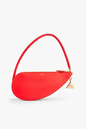 Alaïa Womens Le Demi-Cœur Leather Shoulder Bag