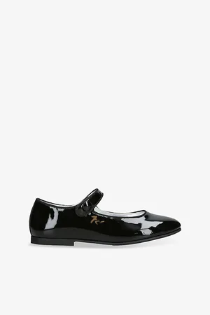 Papouelli Angelica Buckle Patent Leather Flats