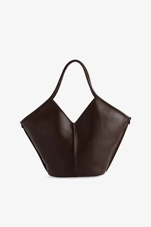 Hereu Womens Calella Distressed Leather Tote Bag