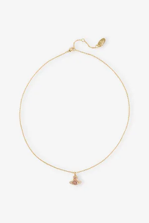 Vivienne Westwood Womens Ismene Gold-Plated Brass and Cubic Zirconia Pendant Necklace