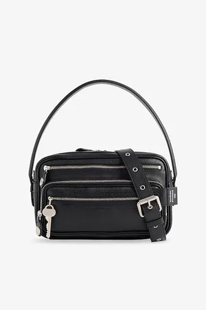 Acne Studios Womens Camero Party Leather Shoulder Bag