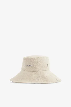 Jacquemus Womens Le Bob De-Nimes Cotton Bucket Hat
