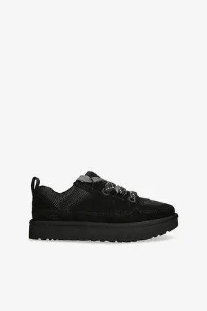 UGG Mens Lo Lowmel Low-Top Suede Trainers
