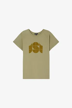 Soeur Womens Val Logo-Print Short-Sleeve Cotton T-Shirt