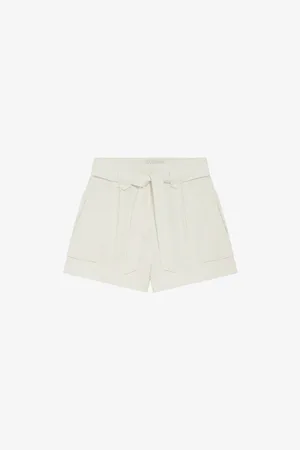 IRO Womens Hannou Oversized-Fit Cotton-Blend Shorts