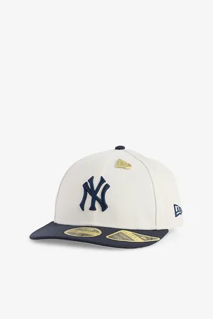 New Era Mens 59Fifty New York Yankees mlb Pin Woven Baseball Cap