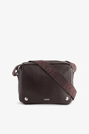 Loewe Mens Pebble Leather Messenger Bag
