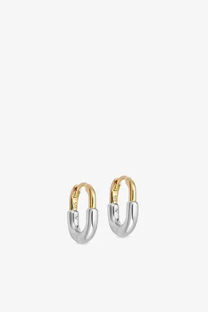 ASTLEY CLARKE Womens Aurora U-Hoop 18ct Yellow Gold-Plated Vermeil Sterling-Silver Earrings
