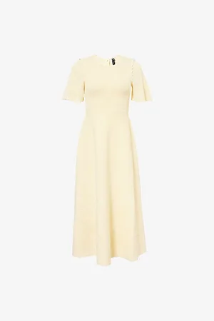 Needle & Thread Womens Floral Pointelle Knit Gown