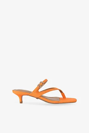 Kurt Geiger Womens Sian Faux-Leather Heeled Sandals