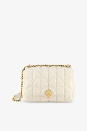 Bvlgari Womens Serpenti Sugarloaf Medium Leather Shoulder Bag