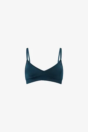 GymShark Womens Vital Shine Moulded-Cups Stretch-Woven Sports Bra