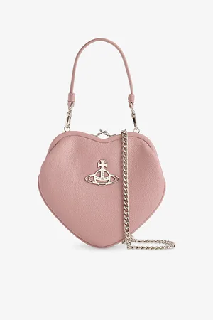 Vivienne Westwood Womens Belle Heart Frame Faux-Leather Purse