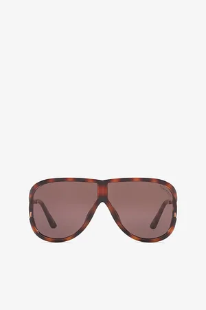 Tom Ford Womens Ft1197 Pilot-Frame Acetate Sunglasses