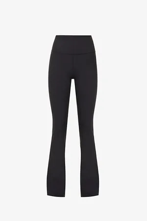 Lululemon Womens Groove Flare-Leg Stretch-Woven Trousers