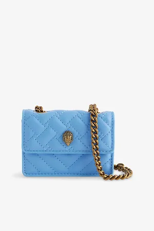 Kurt Geiger Womens Kensington Quilted Faux-Leather Micro Shoulder Bag