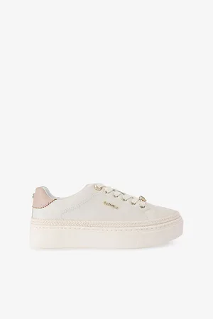 Carvela Womens Caprese Leather Low-Top Trainers