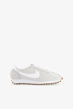 Nike Womens Ld 1000 Logo-Embroidered Suede and Mesh Low-Top Trainers