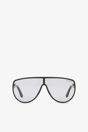 Tom Ford Womens Ft1182 Achilles Pilot-Frame Acetate Sunglasses