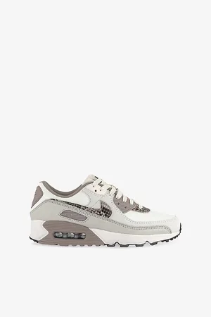 Nike Womens Air Max 90 Leather and Mesh Low-Top Trainers