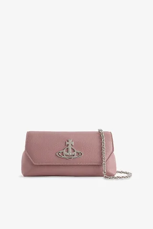 Vivienne Westwood Womens Mini Chain Faux-Leather Cross-Body Bag