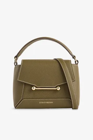 STRATHBERRY Womens Mosaic Nano Leather Top-Handle Bag