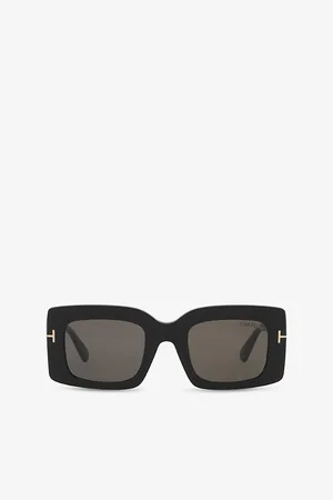 Tom Ford Womens Ft1188 Brigitta Rectangle-Frame Acetate Sunglasses