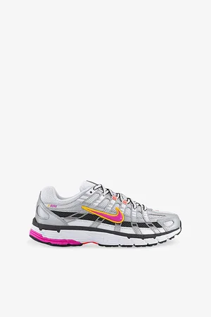 Nike Womens P-6000 Leather and Mesh Low-Top Trainers