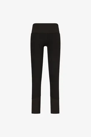 alo Womens Alosoft High-Rise Stretch-Woven Leggings