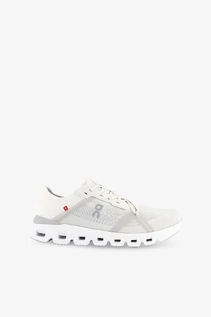On Running Womens Cloud x 4 Ad Cushied-Sole Mesh Low-Top Trainers