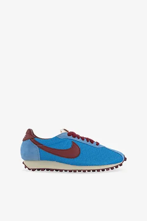 Nike Womens Ld 1000 Logo-Embroidered Suede and Mesh Low-Top Trainers
