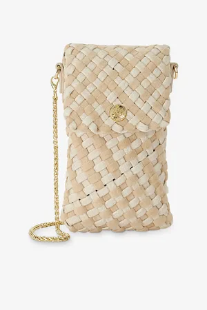 Dune Womens Saff Woven Cross-Body Phone Bag