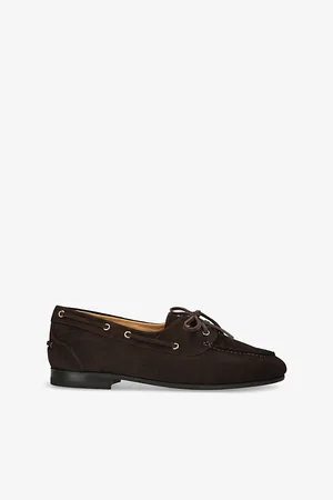 Bally Mens Plume Suede Boat Shoes