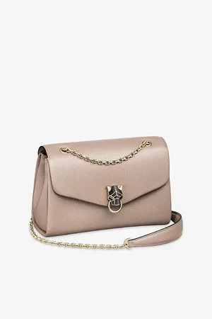Cartier Womens Panthère De Chain Small Leather Shoulder Bag