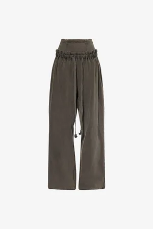 KNWLS Womens Haze Layered Stretch-Woven Jogging Bottoms