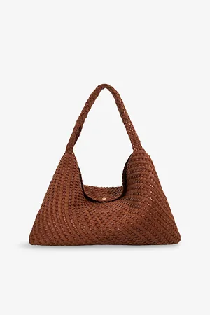 Dune Womens Deliberate XL Woven Shoulder Bag